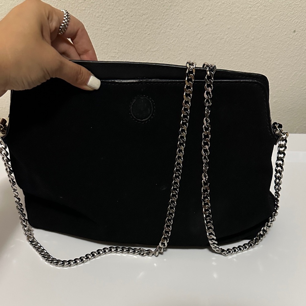 Mango Black Chain Shoulder Bag